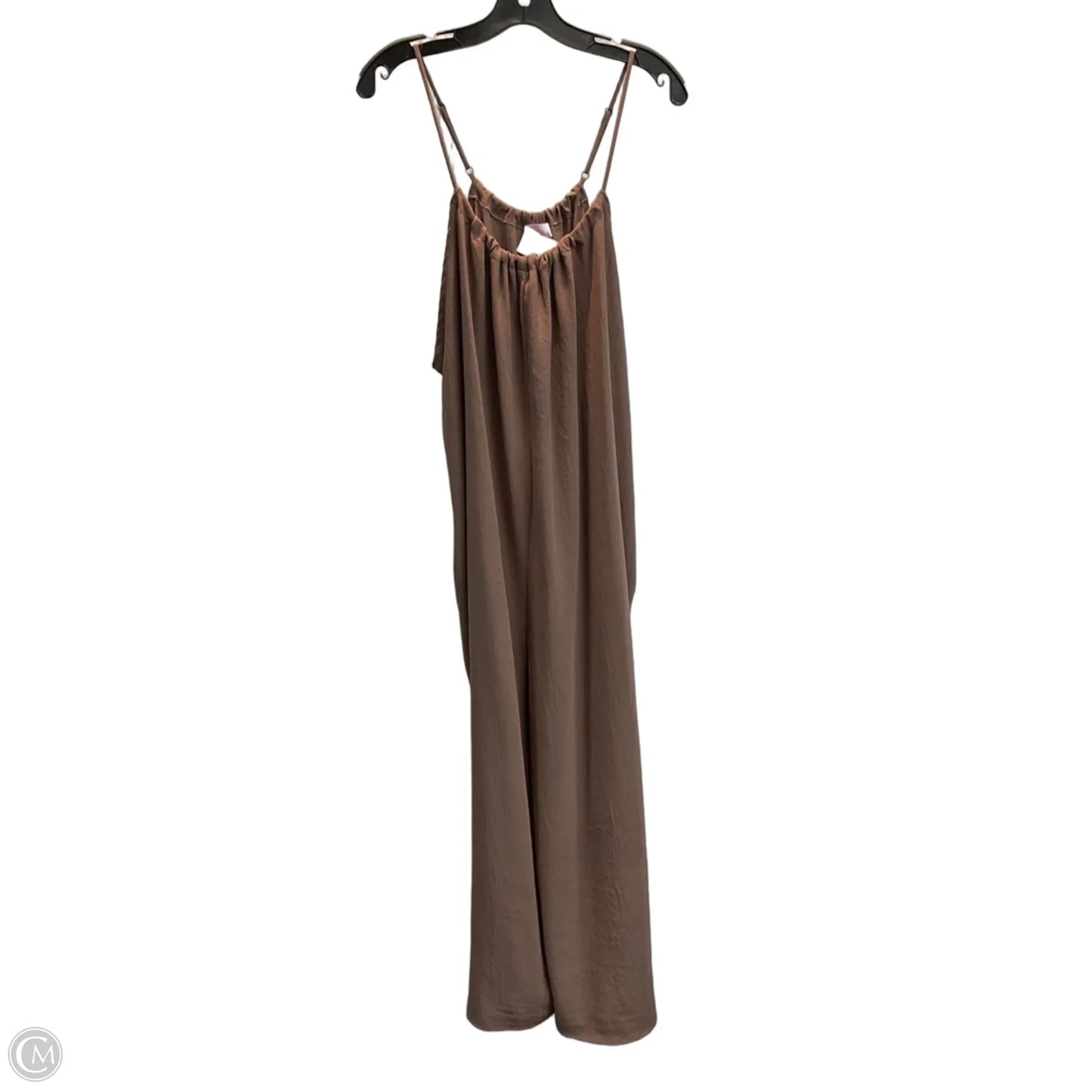 Jumpsuit By Pink Lily In Taupe, Size: 2x