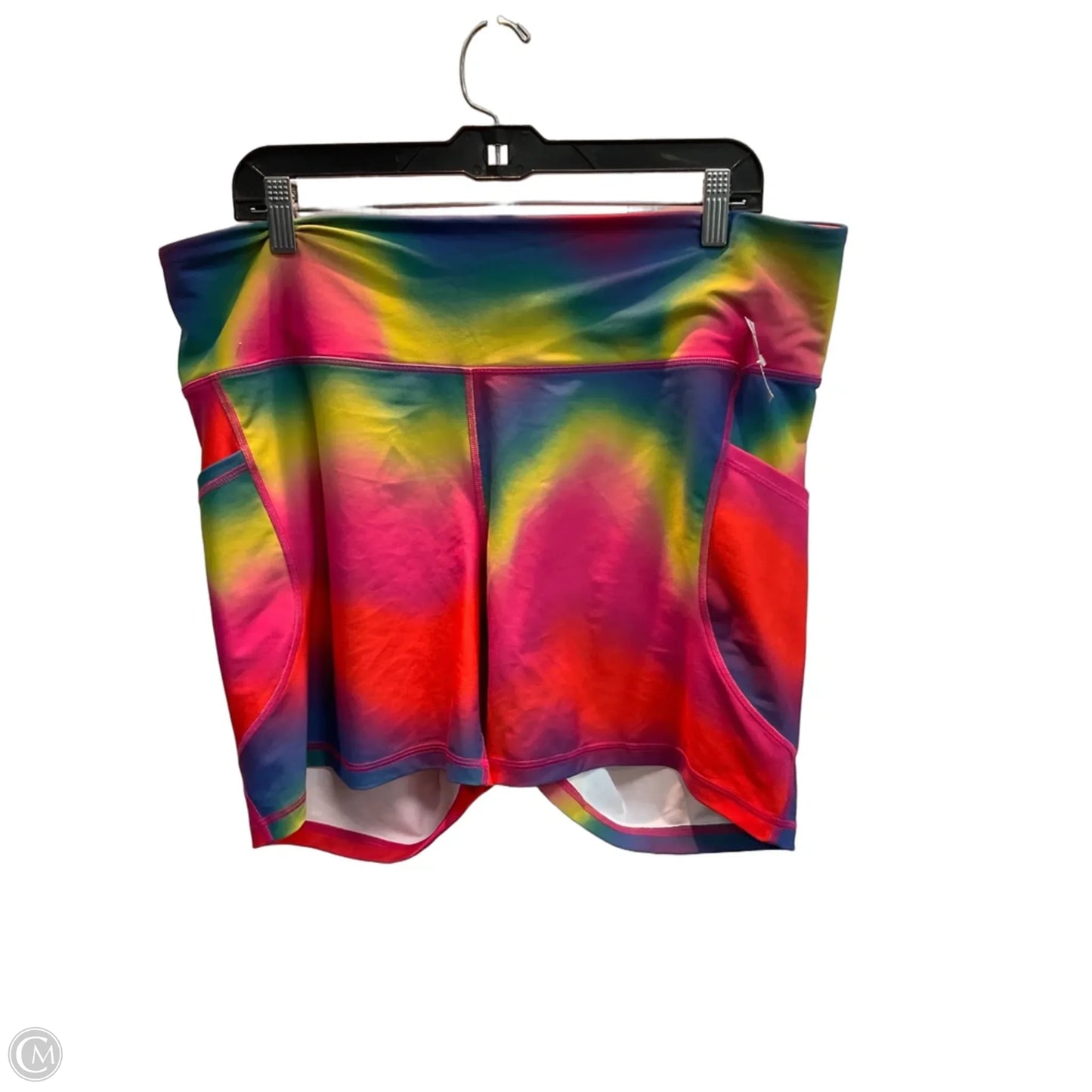 Athletic Shorts By Old Navy In Tie Dye Print, Size: 3x