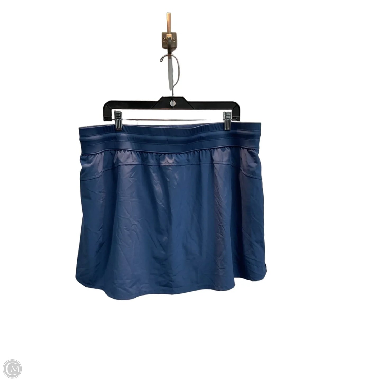 Athletic Skort By Xersion In Blue, Size: 3x