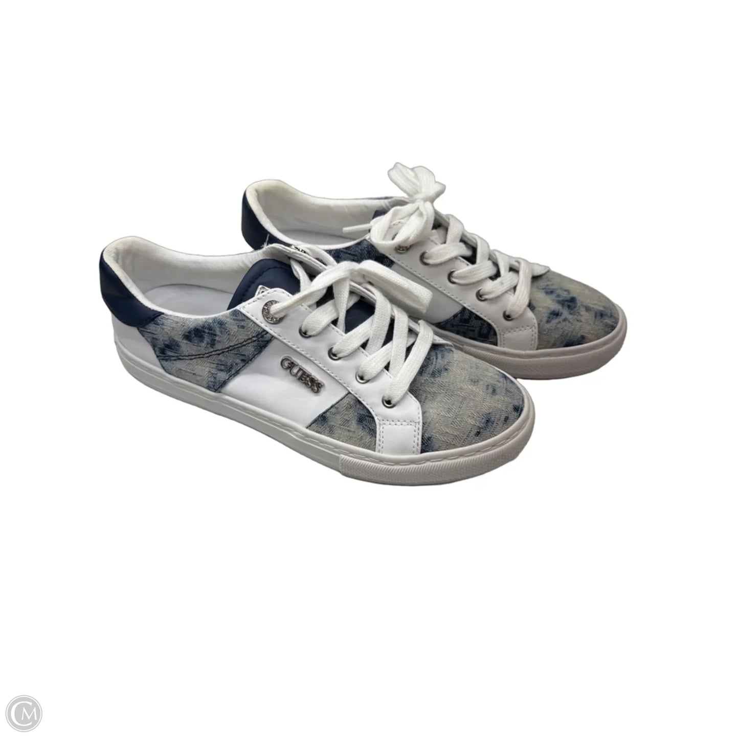 Shoes Athletic By Guess In Blue, Size: 8.5