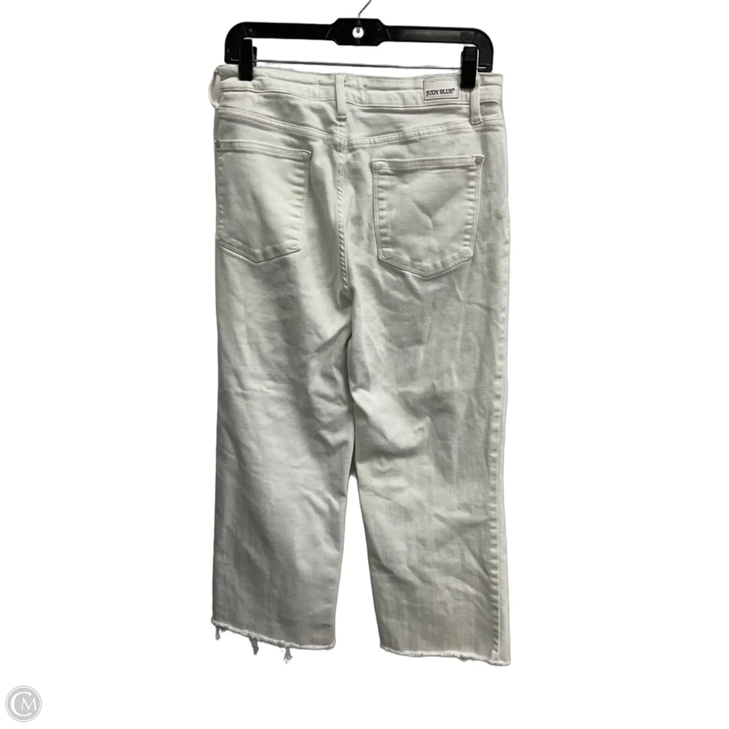 Jeans Cropped By Judy Blue In White, Size: 12