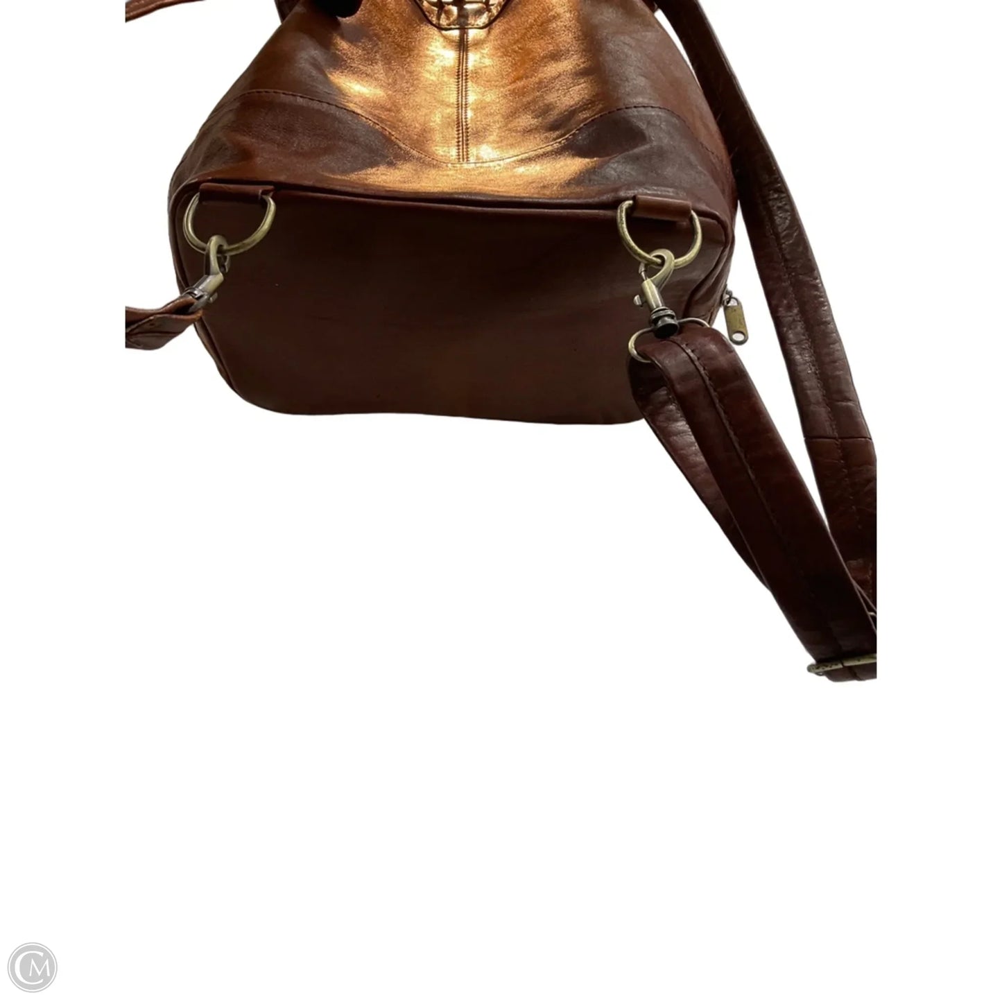 Backpack Leather By Clothes Mentor, Size: Large
