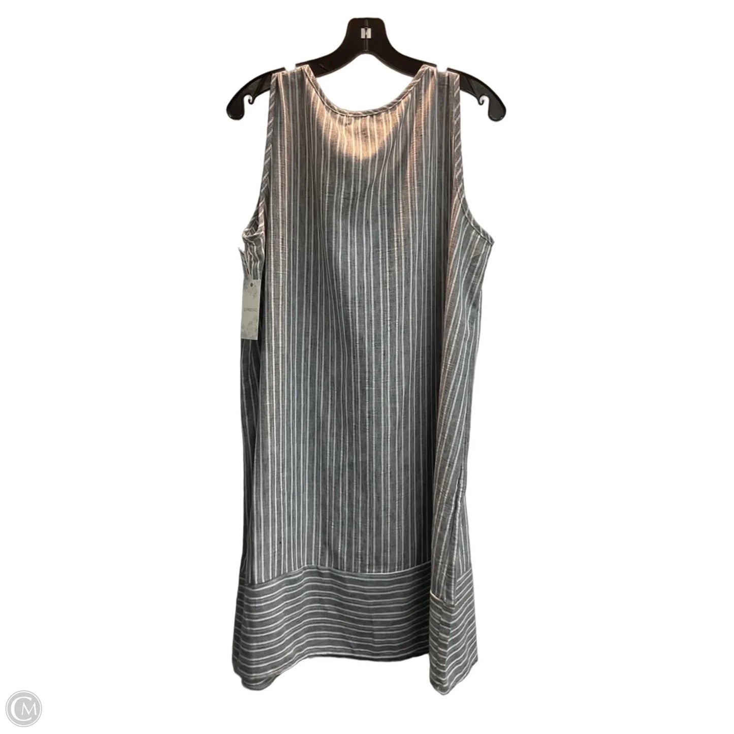 Dress Casual Midi By Espresso In Striped Pattern, Size: 1x