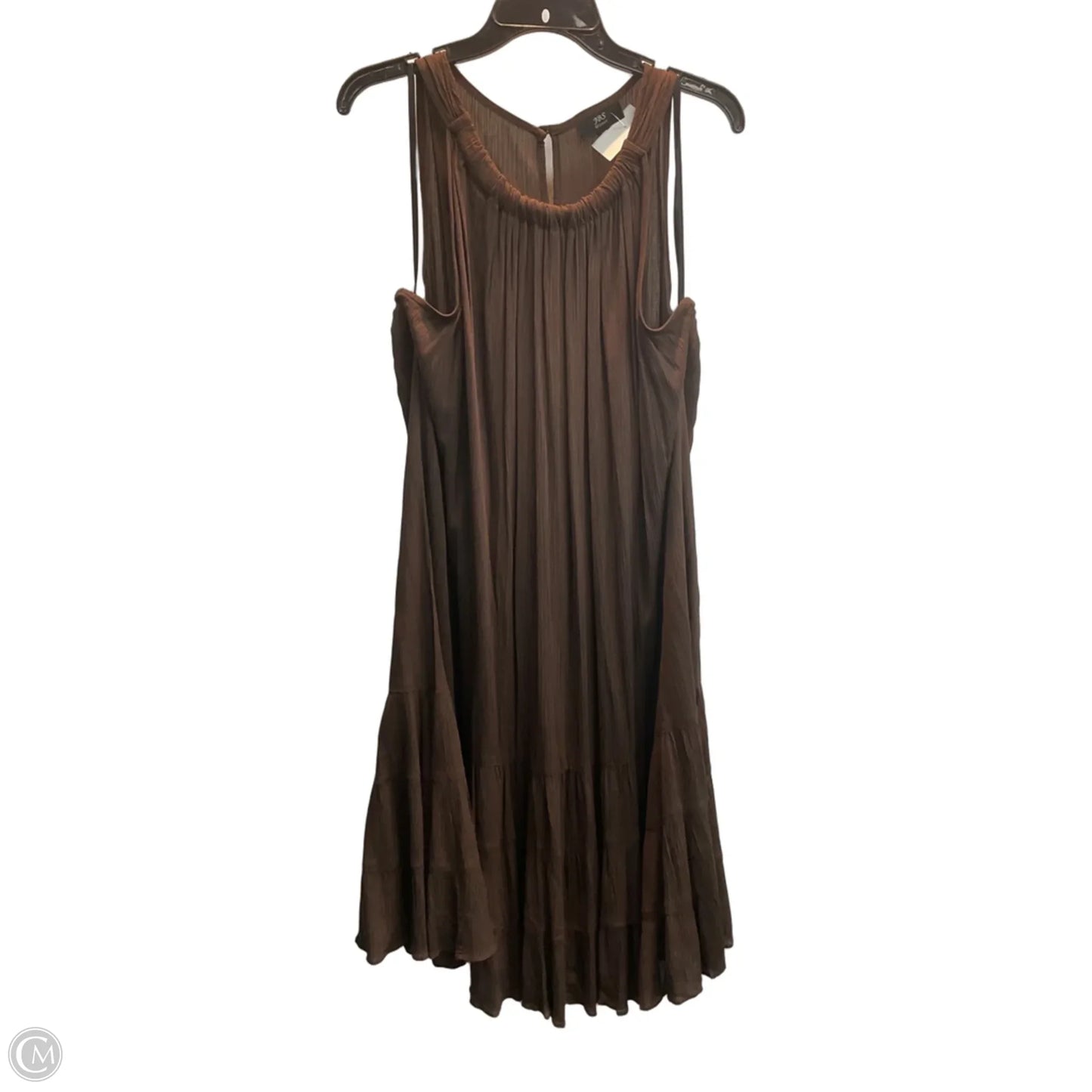 Dress Casual Midi By Jbs In Brown, Size: 2x