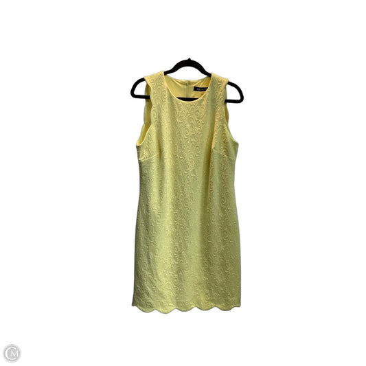 Dress Party Midi By Anne Klein In Yellow, Size: L
