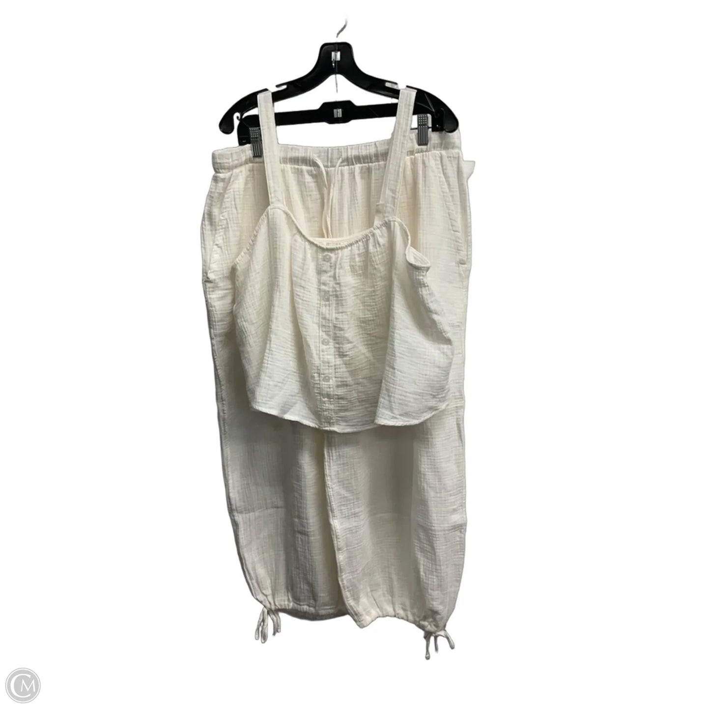 Pants Set 2pc By Colsie In Cream, Size: Xl