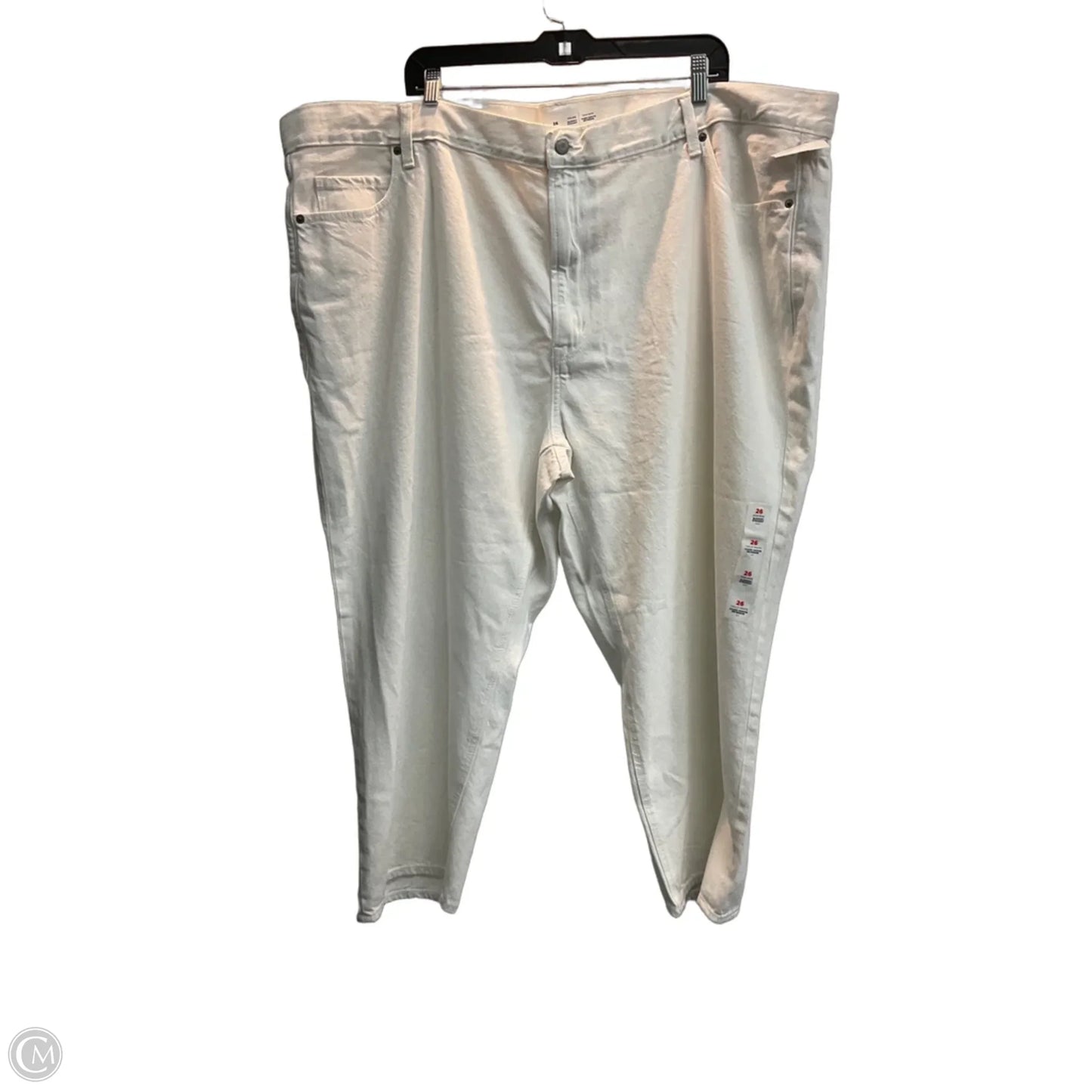 Jeans Cropped By Old Navy In White, Size: 4x