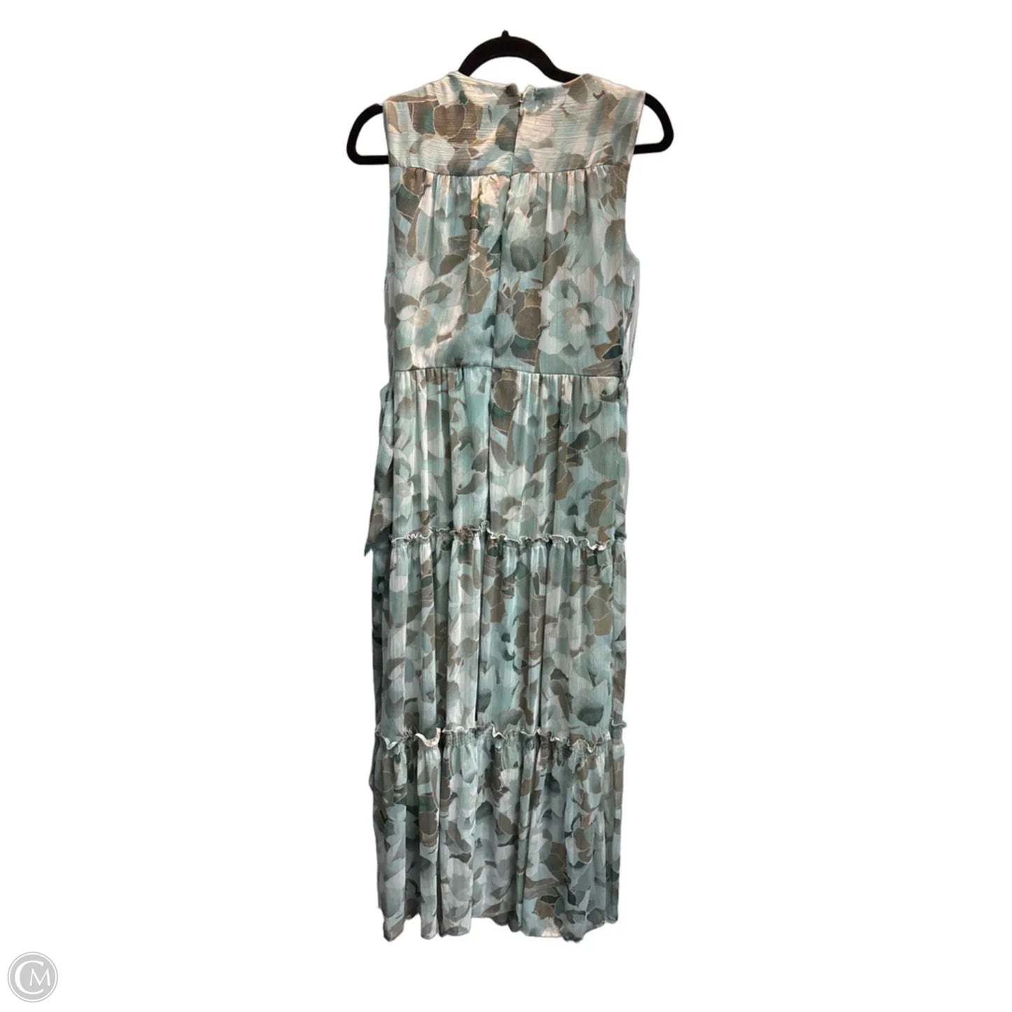 Dress Casual Maxi By Calvin Klein In Aqua, Size: 8