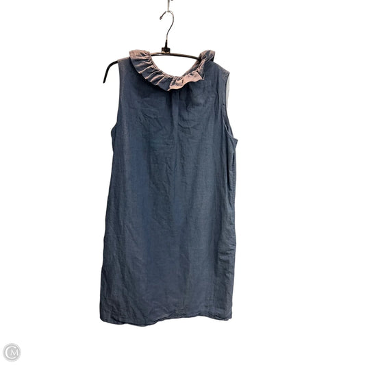Dress Casual Midi By Banana Republic In Blue, Size: 12