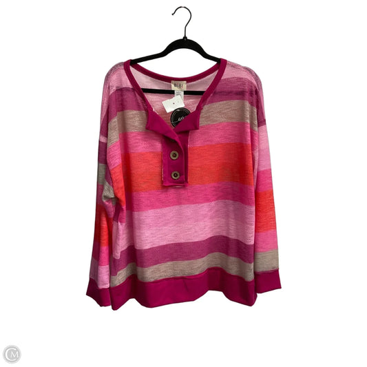 Sweater By Bibi In Striped Pattern, Size: Xl