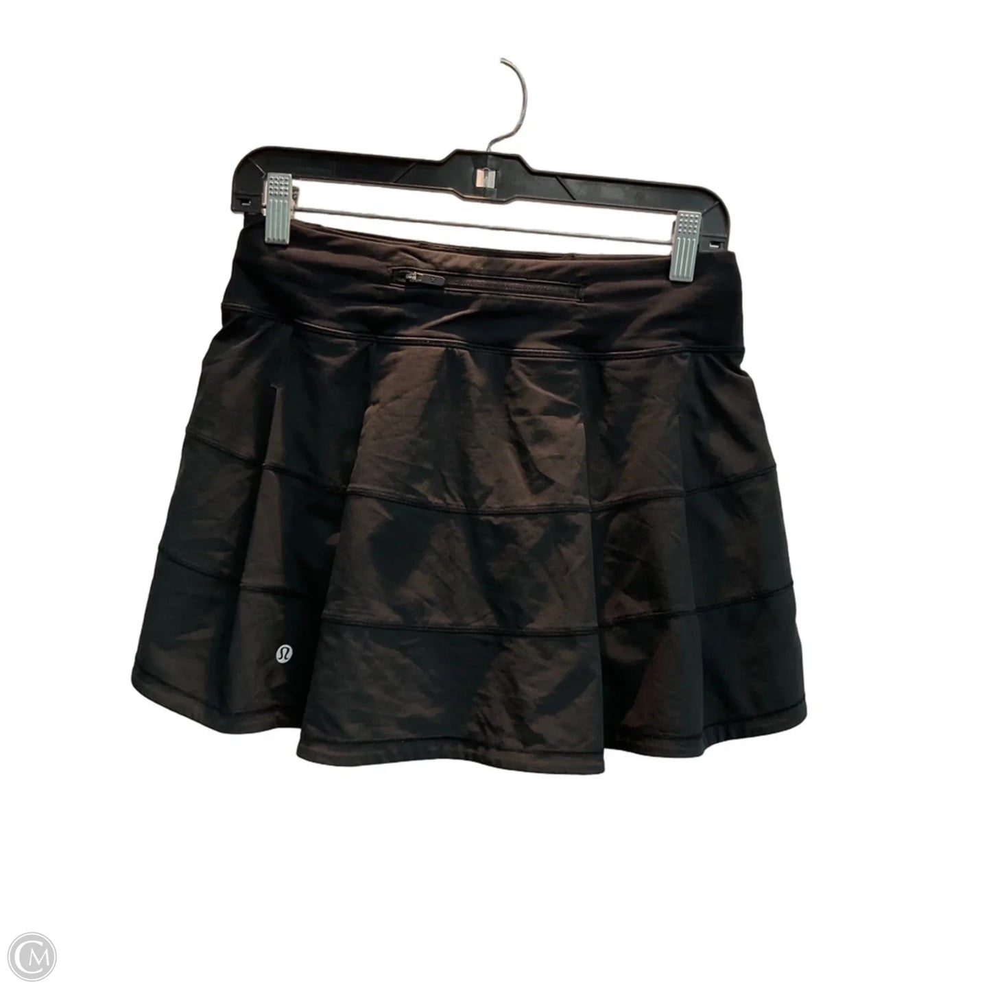 Athletic Skort By Lululemon In Black, Size: M