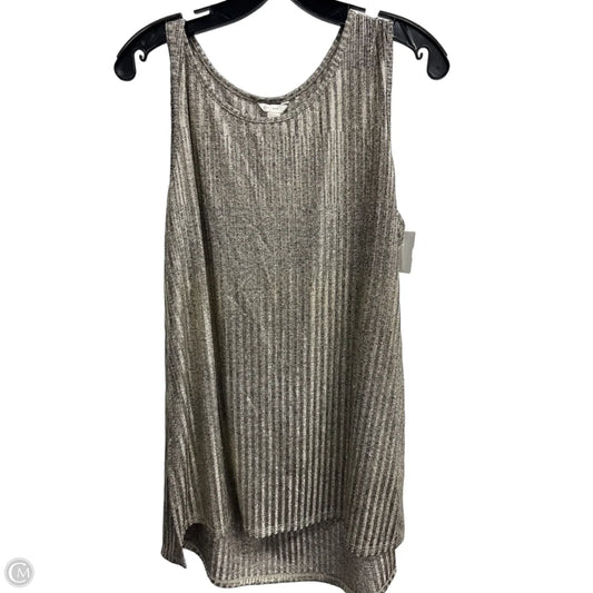 Tank Top By Cato In Gold, Size: L