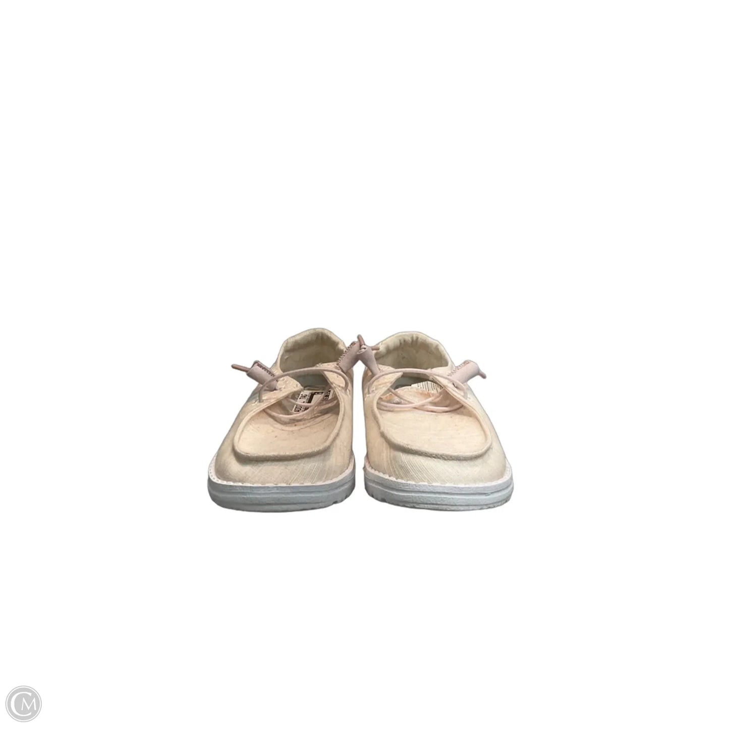 Shoes Flats By Hey Dude In Peach, Size: 7