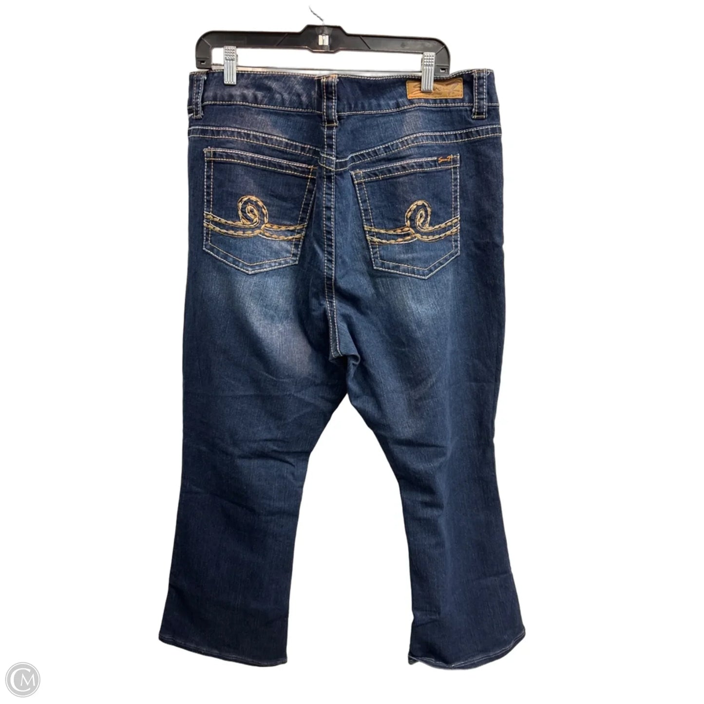 Jeans Boot Cut By Seven 7 In Blue, Size: 22