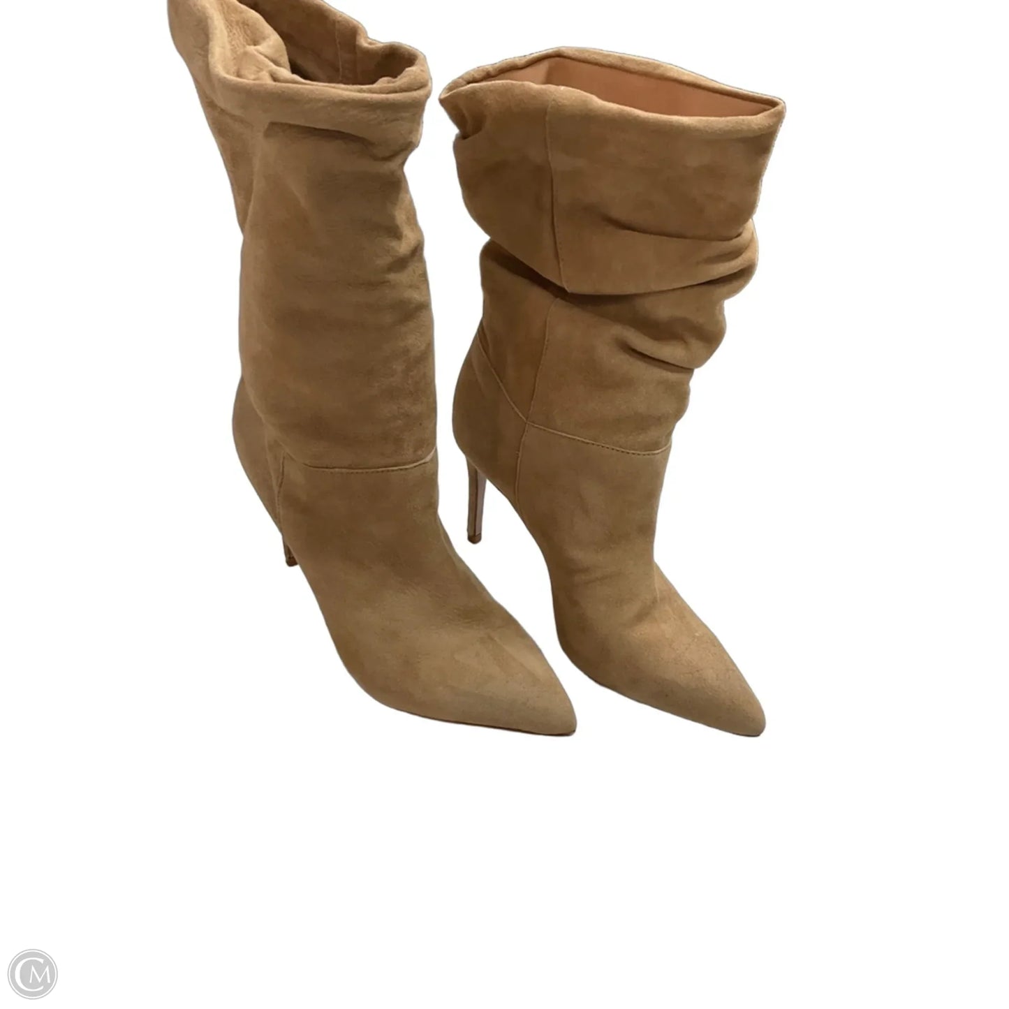 Boots Ankle Heels By Schutz In Tan, Size: 7