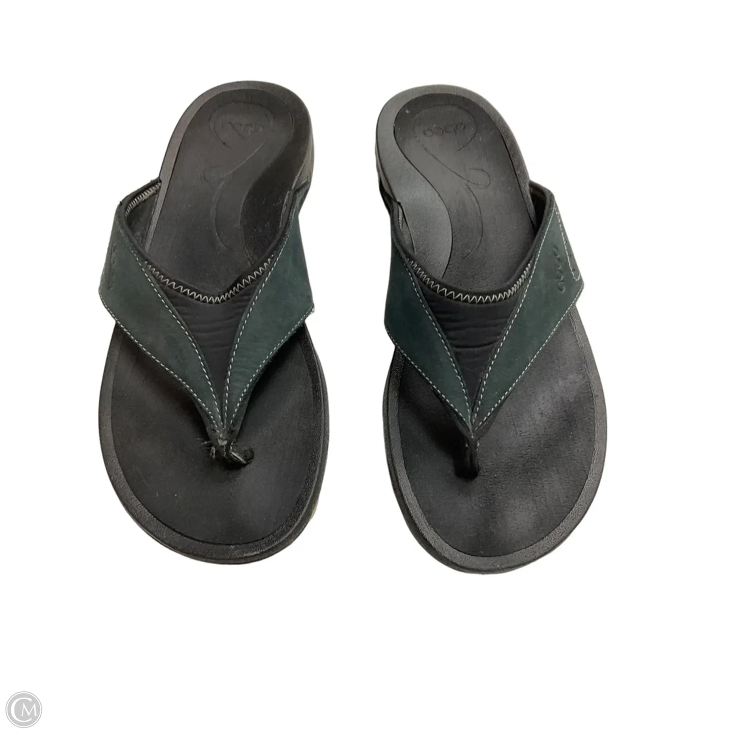 Sandals Flip Flops By Abeo In Black, Size: 10