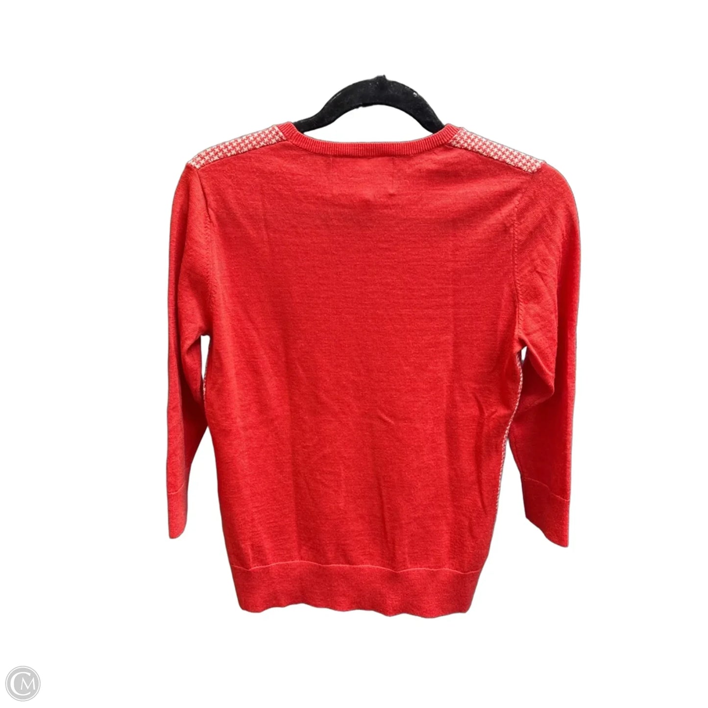 Sweater Short Sleeve By Banana Republic In Orange, Size: S