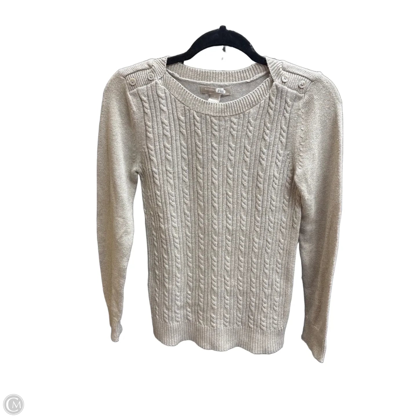 Sweater By Banana Republic In Gold, Size: S