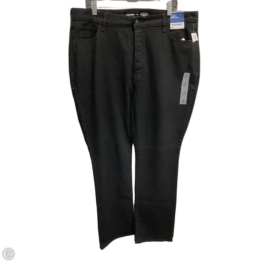 Jeans Skinny By Old Navy In Black, Size: 18
