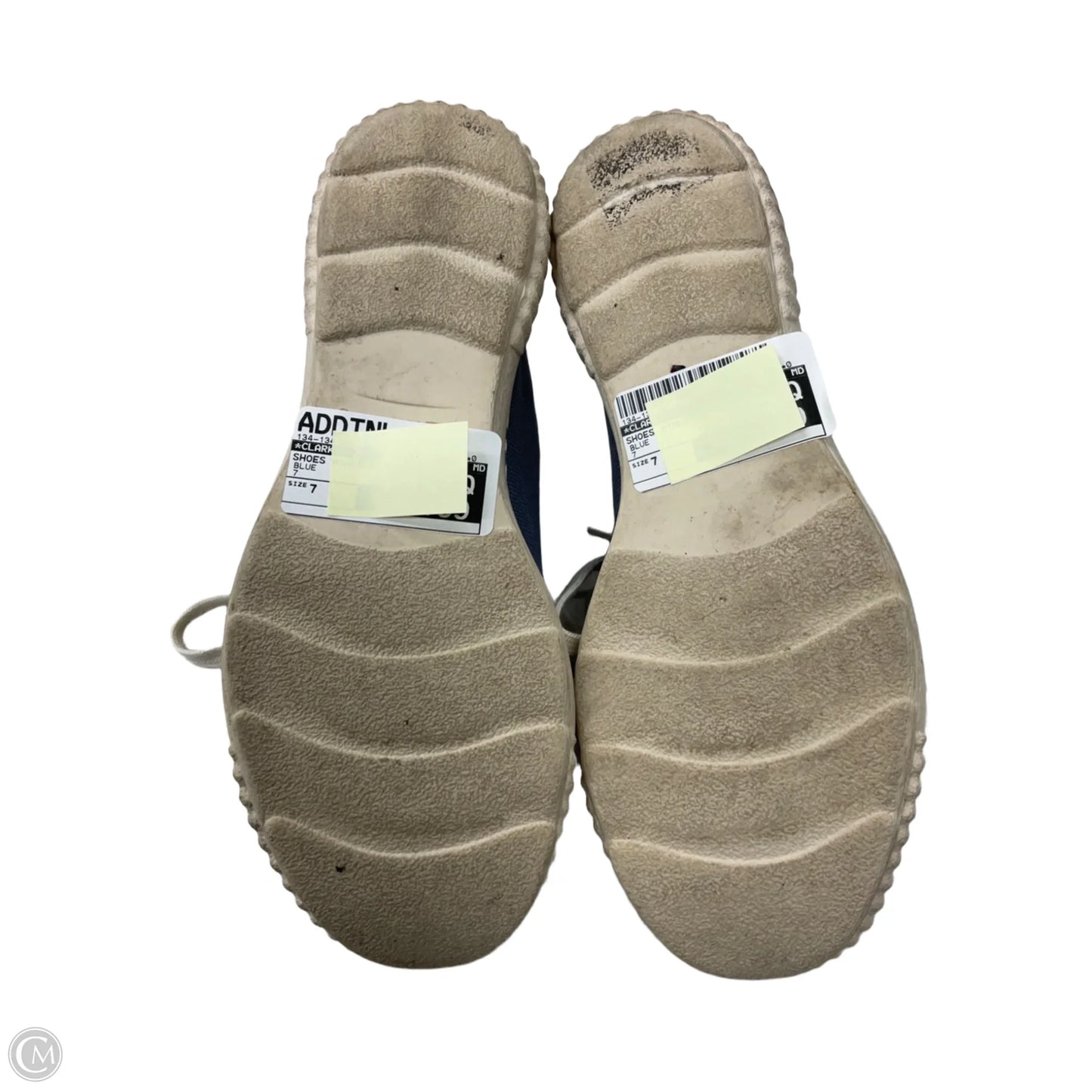 Shoes Athletic By Clarks In Blue, Size: 7