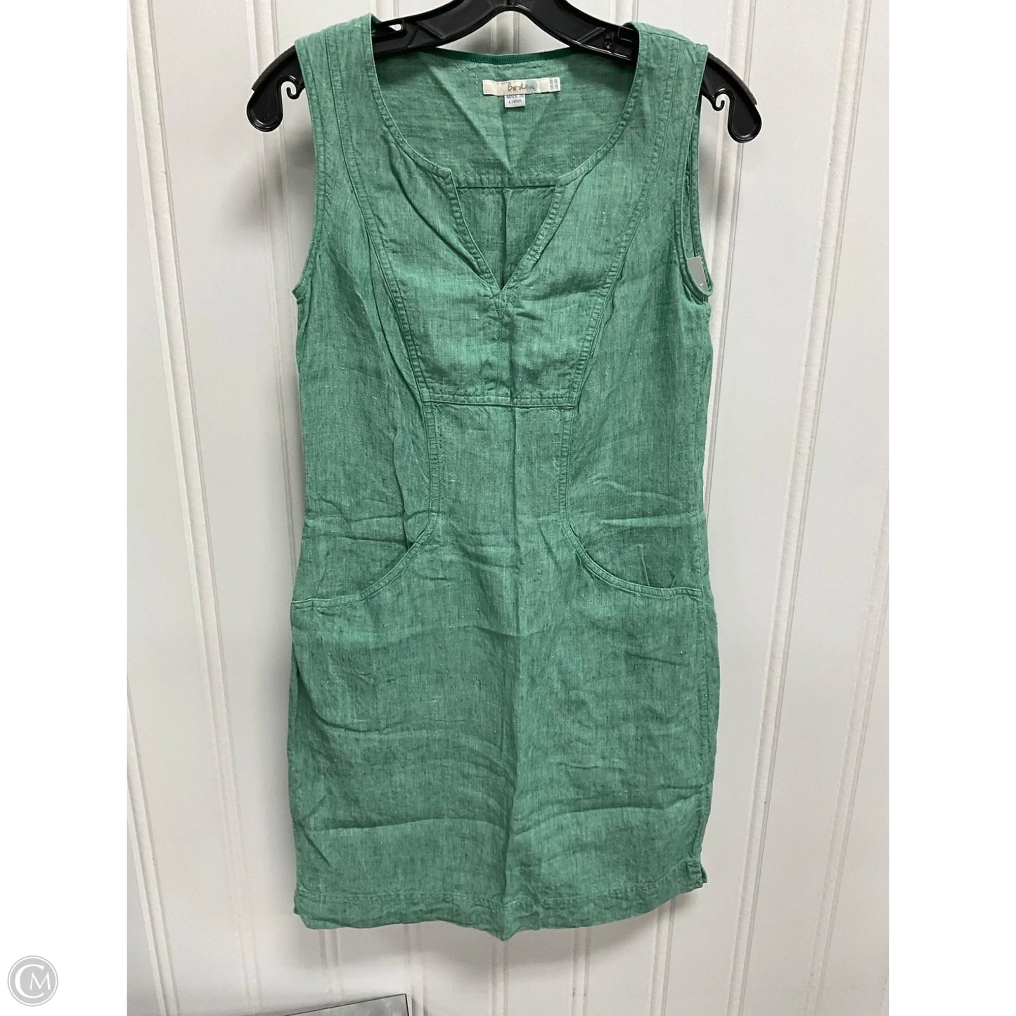 Dress Casual Midi By Boden In Green, Size: 4