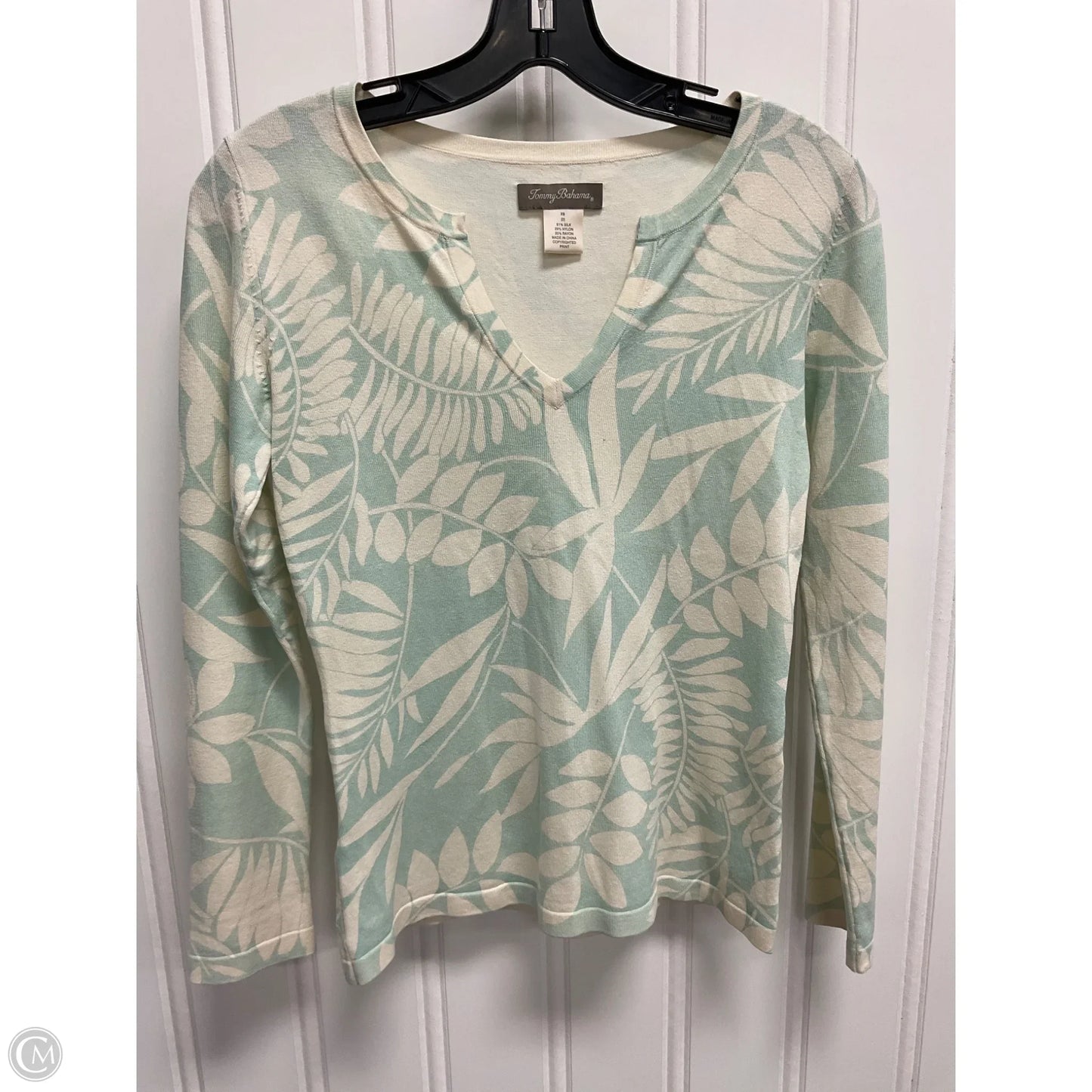 Sweater By Tommy Bahama In Aqua, Size: Xs