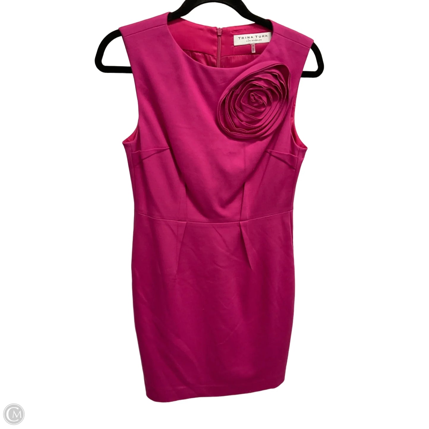 Dress Casual Midi By Trina Turk In Pink, Size: 4