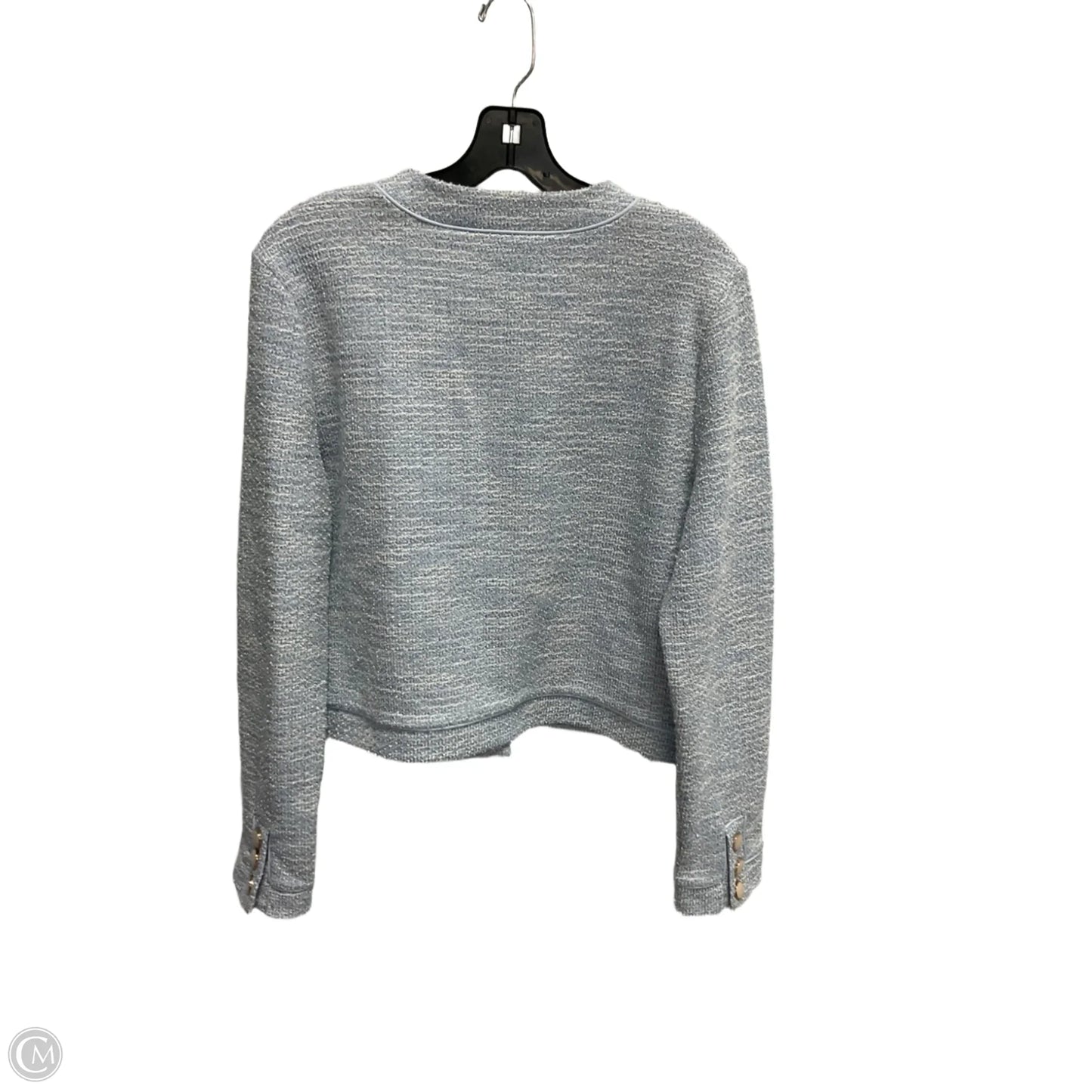 Blazer By Antonio Melani In Blue & Cream, Size: L