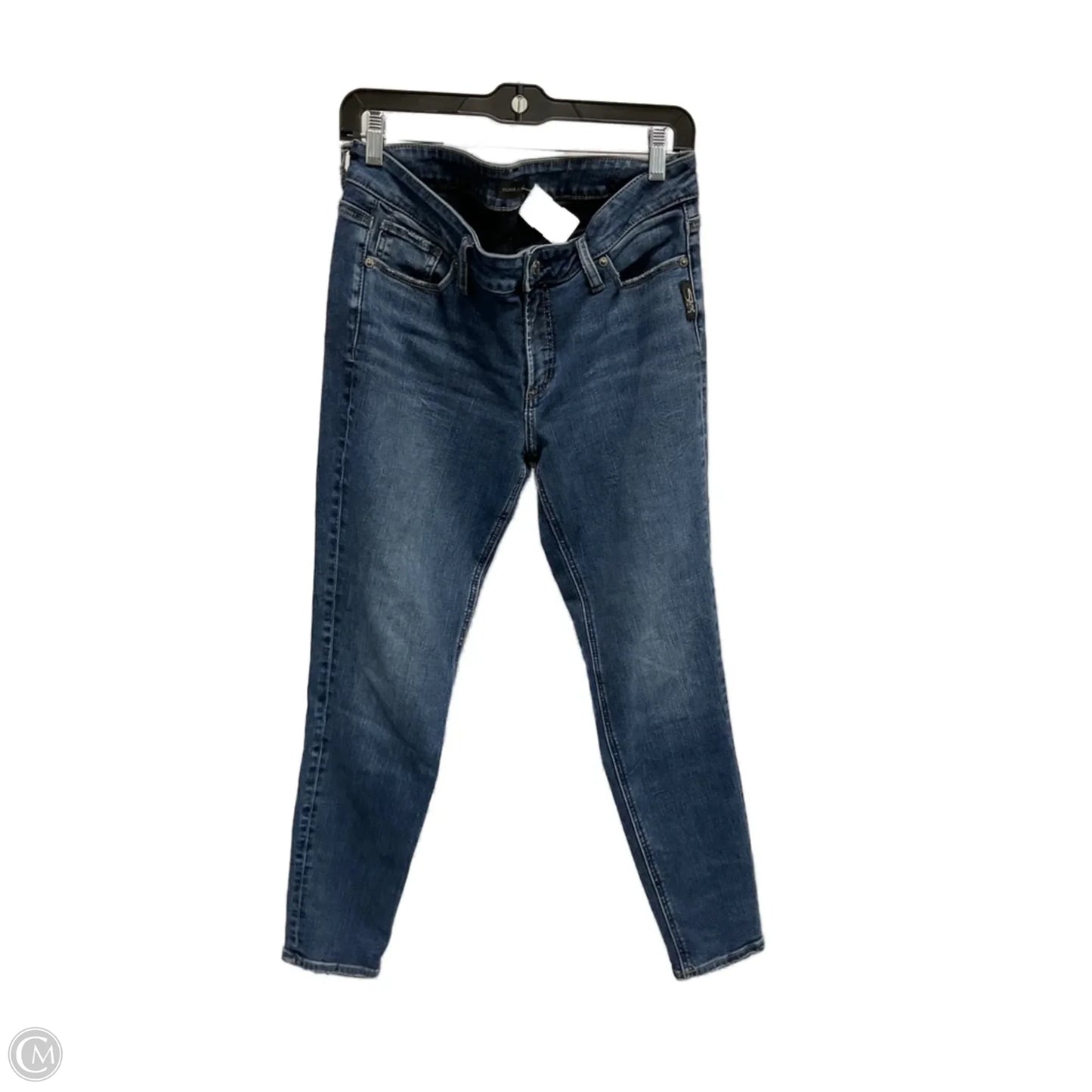 Jeans Cropped By Silver In Blue, Size: 6