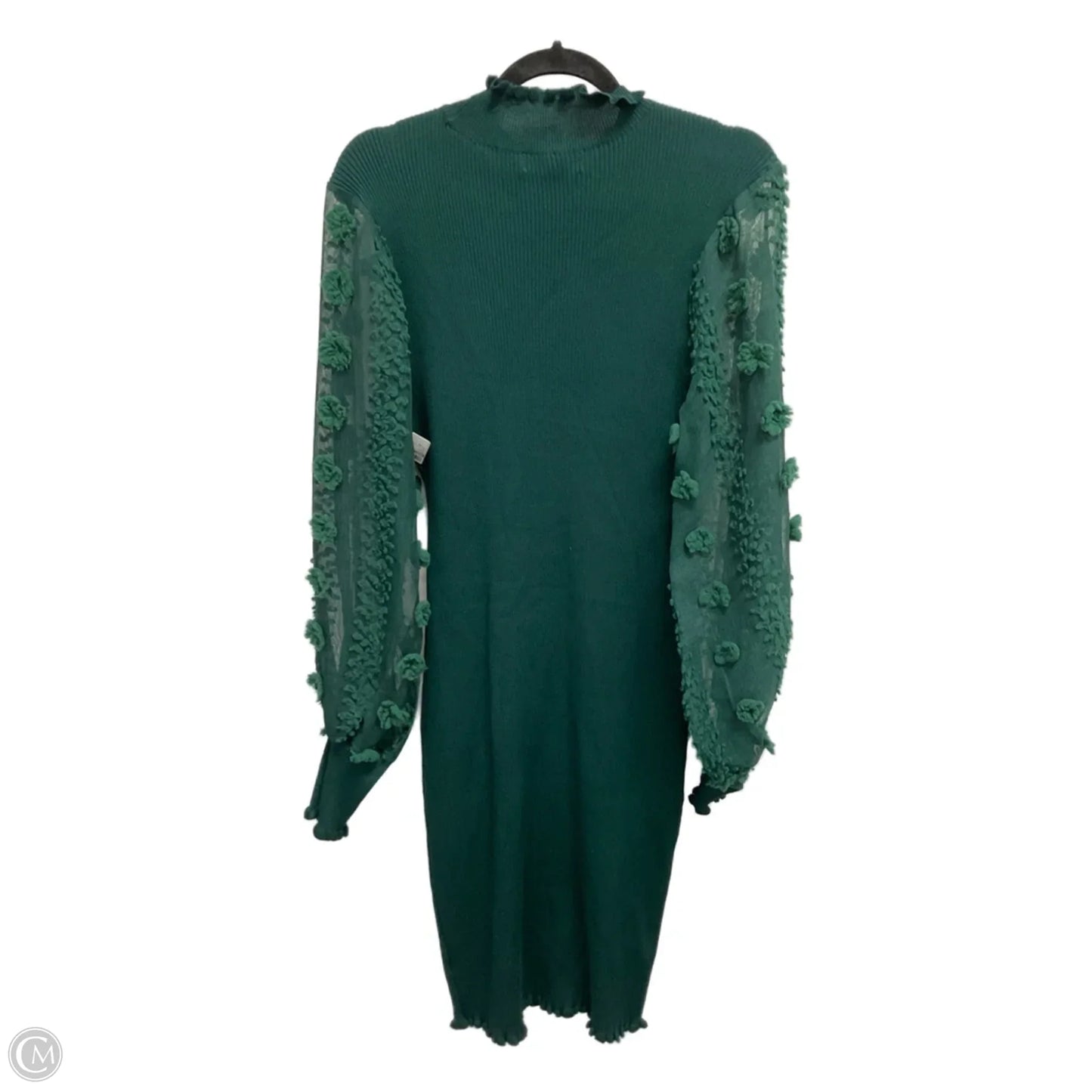 Dress Casual Midi By Almost Famous In Green, Size: 3x