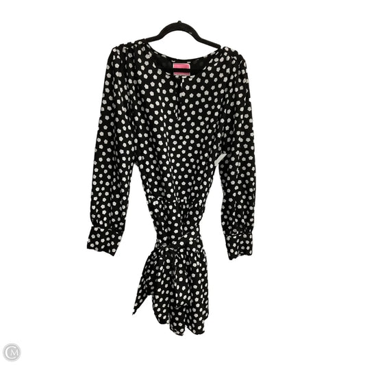 Dress Designer By Kate Spade In Black & Cream, Size: Xxl