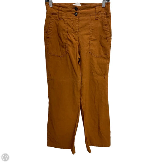 Pants Linen By Maeve In Bronze, Size: 4