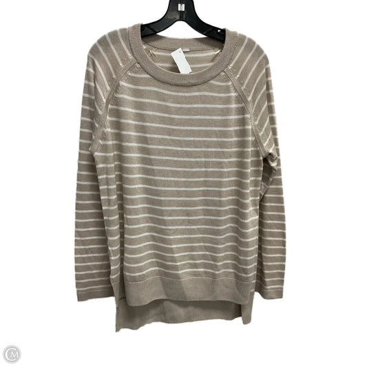 Sweater By Lululemon In Tan & White, Size: M