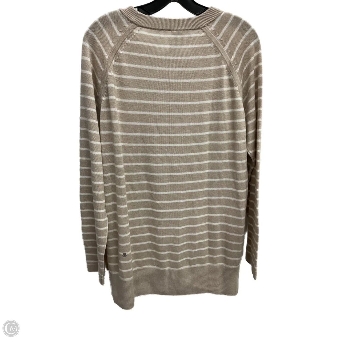 Sweater By Lululemon In Tan & White, Size: M
