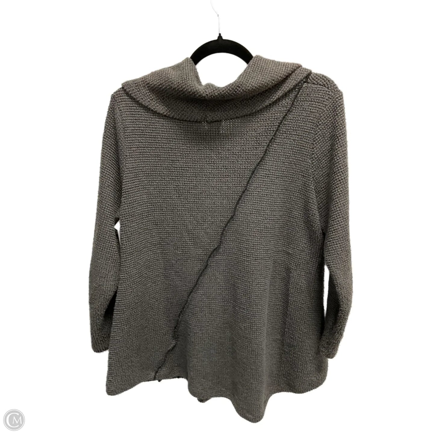 Sweater By Ali Miles In Grey, Size: L