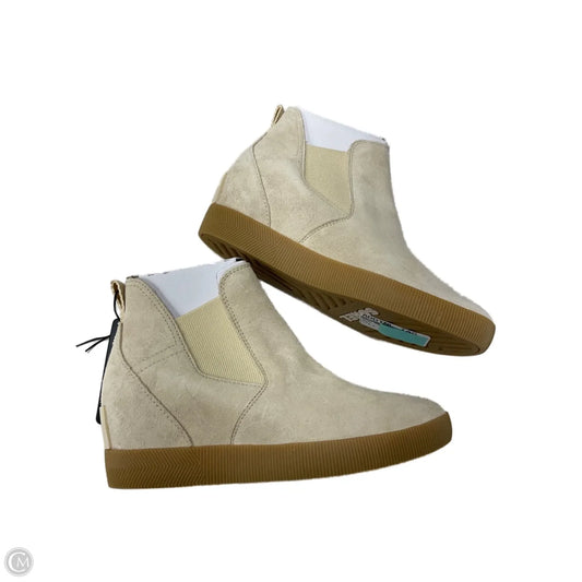 Boots Ankle Flats By Sorel In Beige, Size: 8.5