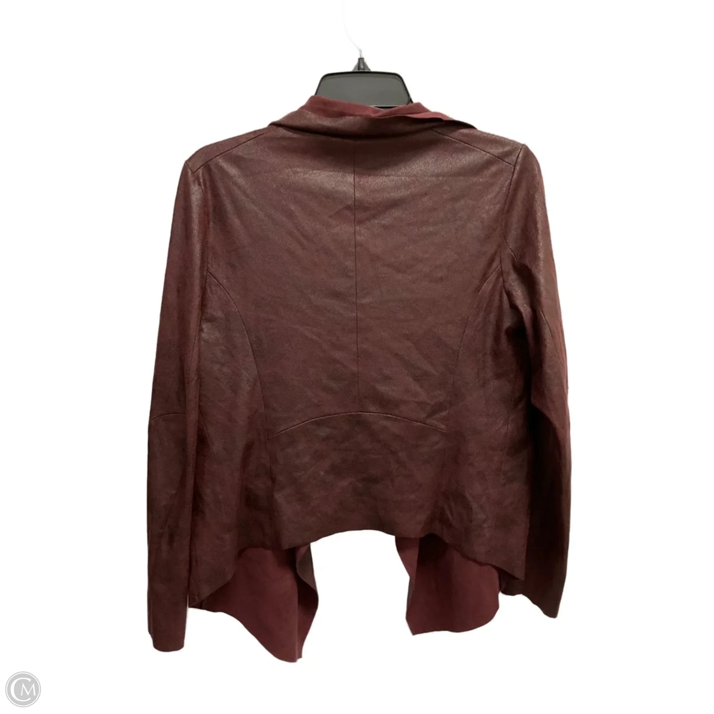 Jacket Shirt By Worthington In Maroon, Size: S