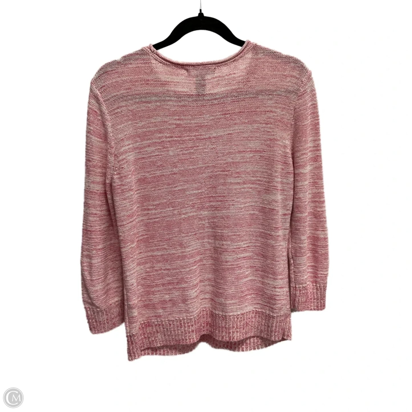 Sweater By Chaps In Pink, Size: M