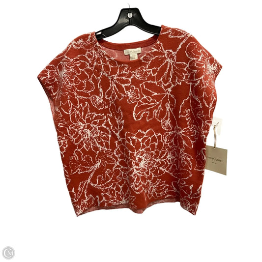 Sweater By Cynthia Rowley In Floral Print, Size: Xl