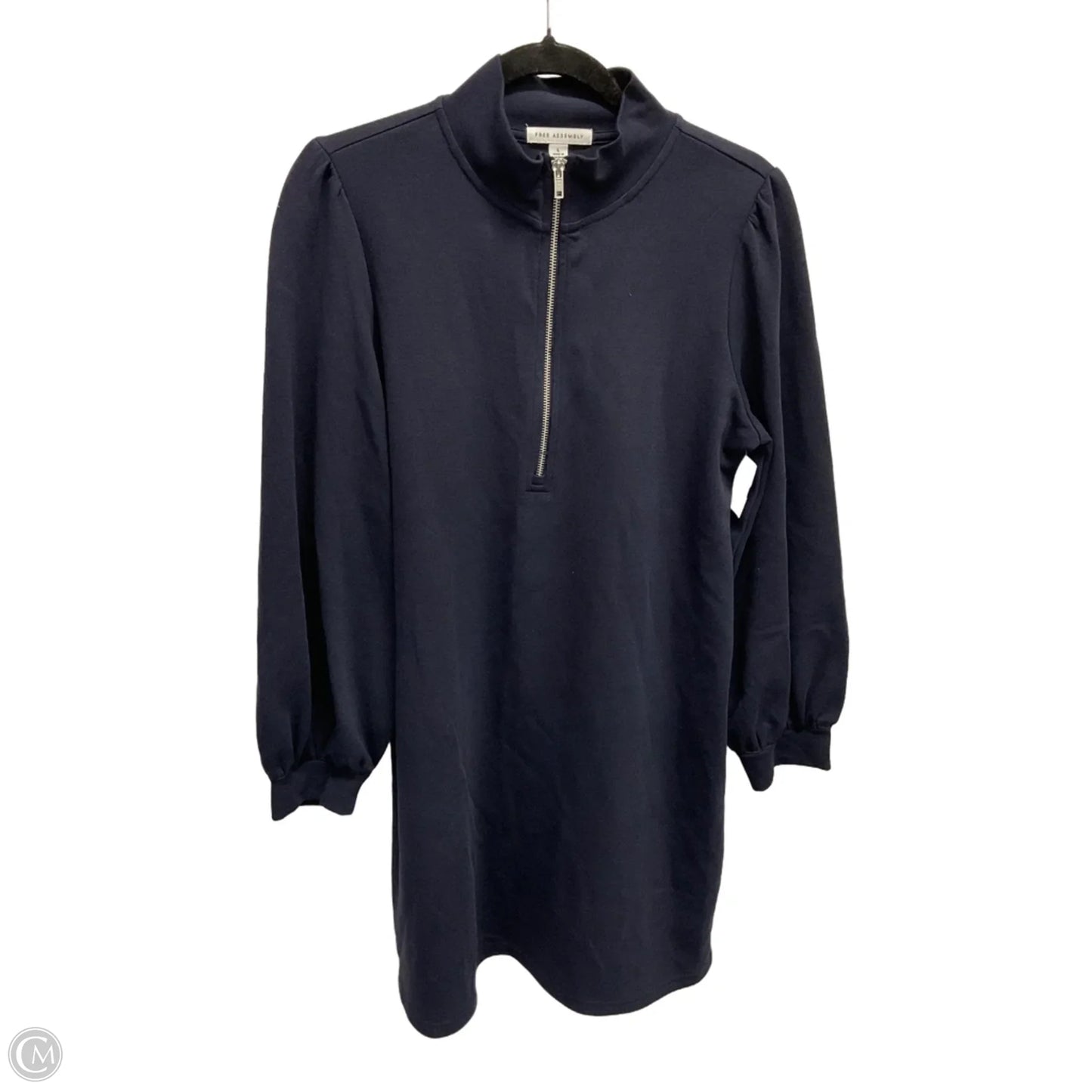 Dress Casual Midi By Free Assembly In Navy, Size: L