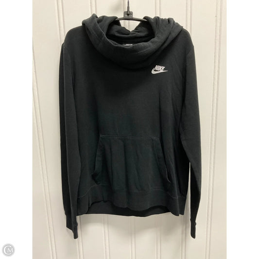 Sweatshirt Hoodie By Nike In Black, Size: M