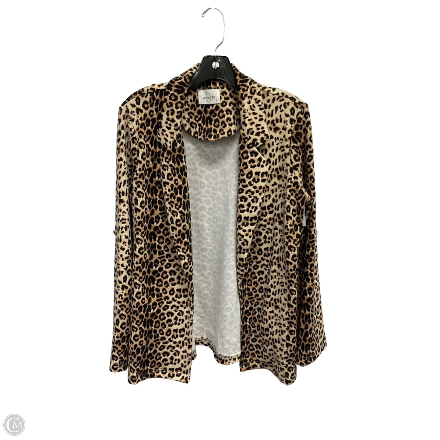 Blazer By Andree By Unit In Animal Print, Size: S