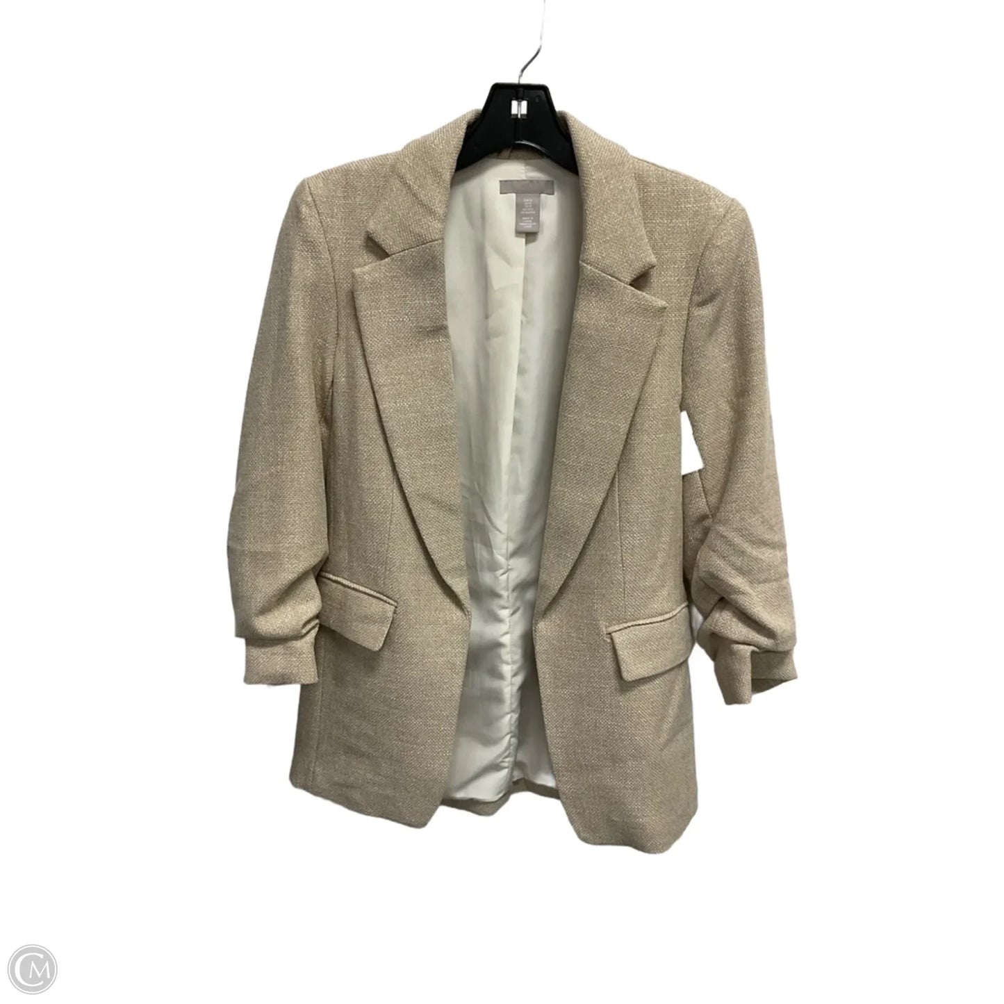 Blazer By H&m In Tan, Size: Xs