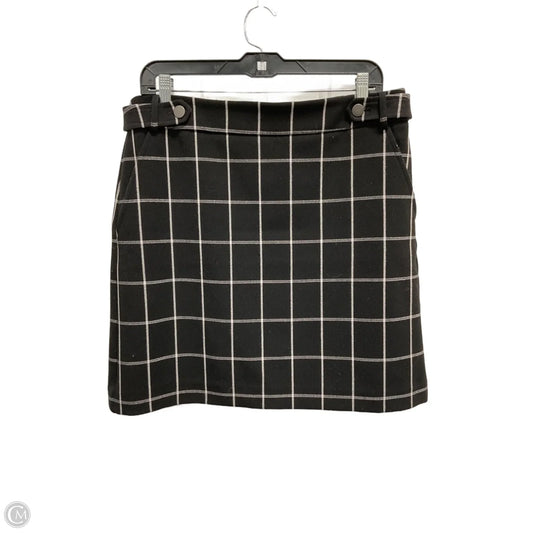 Skirt Mini & Short By Loft In Plaid Pattern, Size: 10