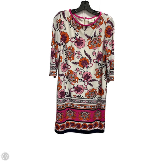 Dress Casual Midi By Chicos In Paisley Print, Size: M