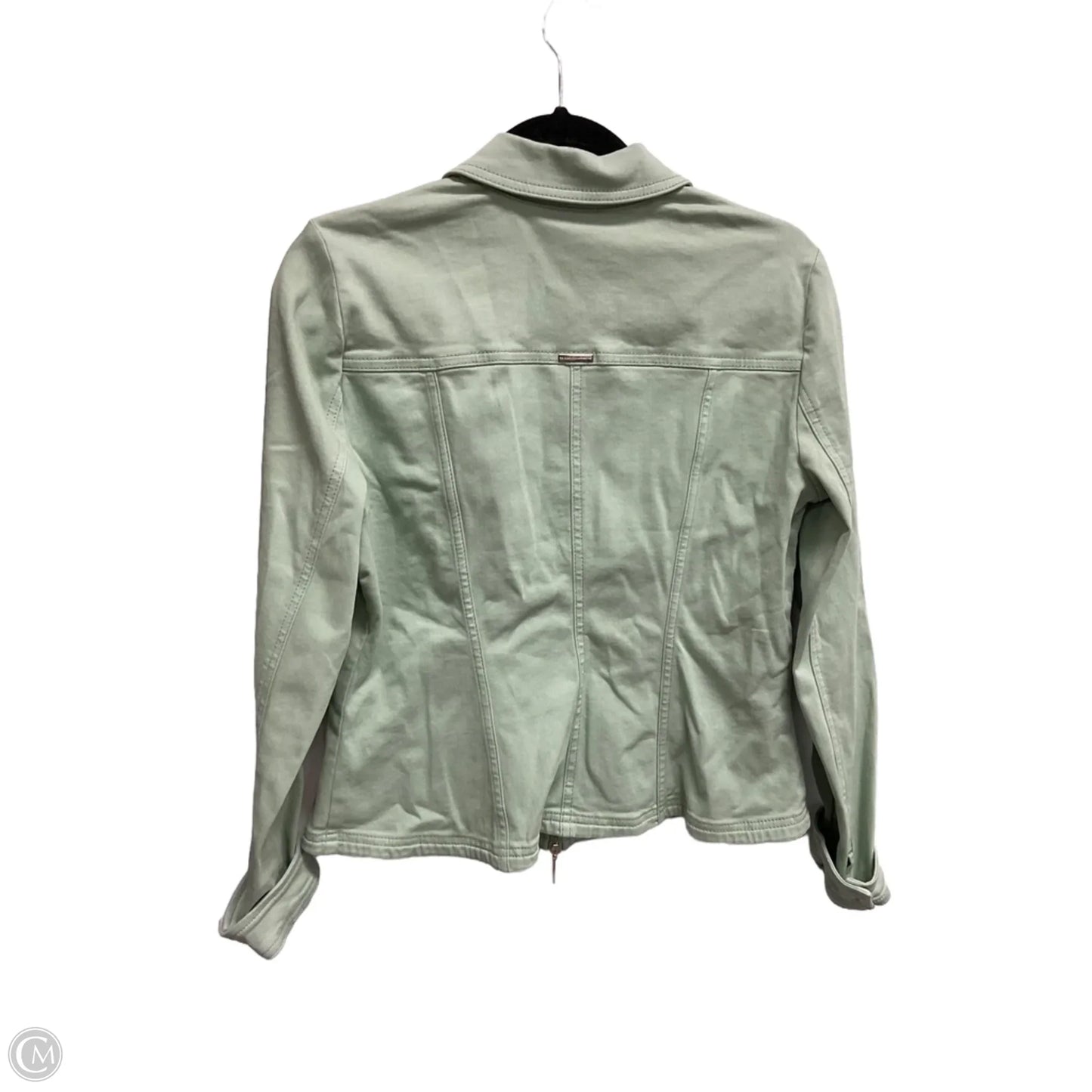 Jacket Denim By White House Black Market In Green, Size: M