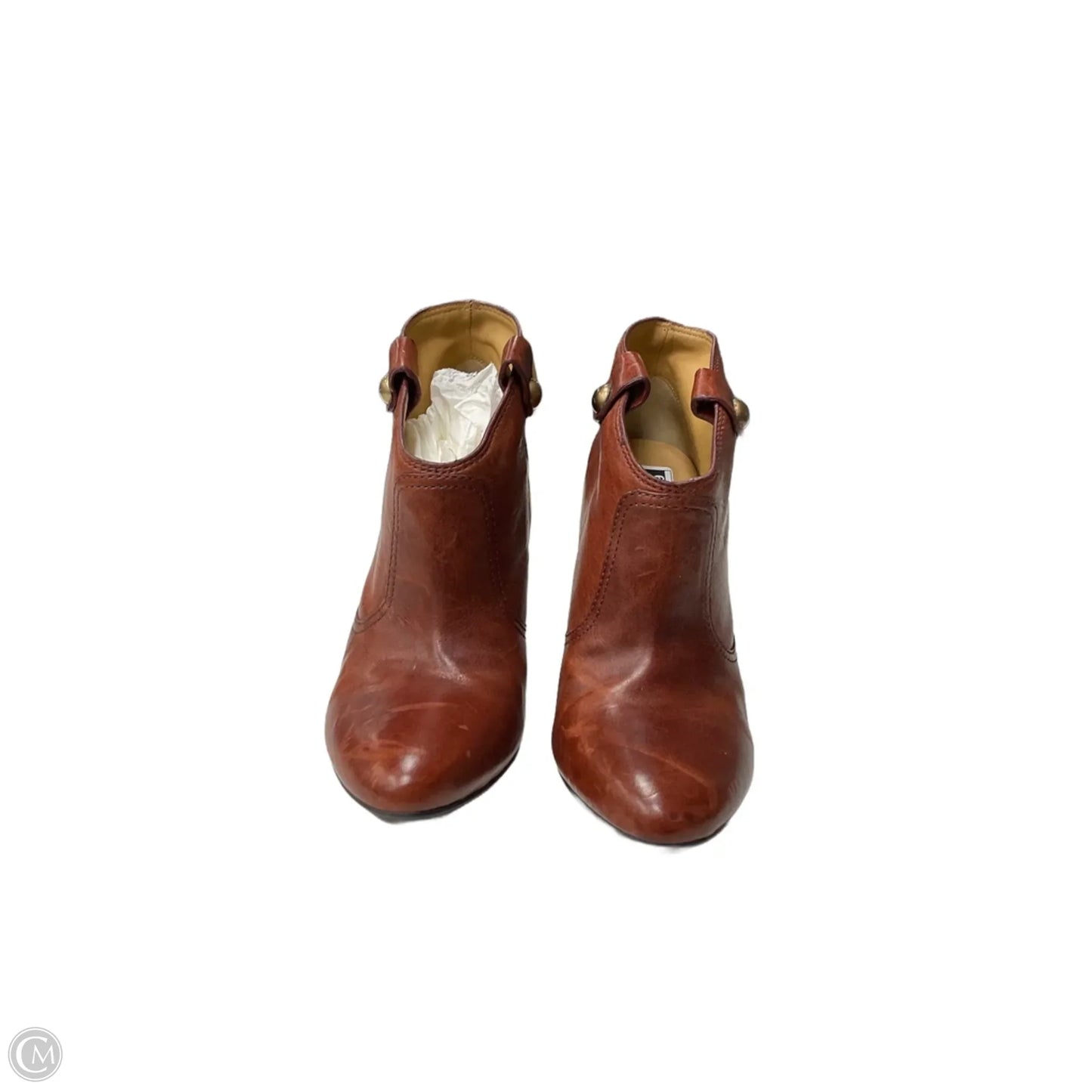 Boots Designer By Coach In Brown, Size: 7.5