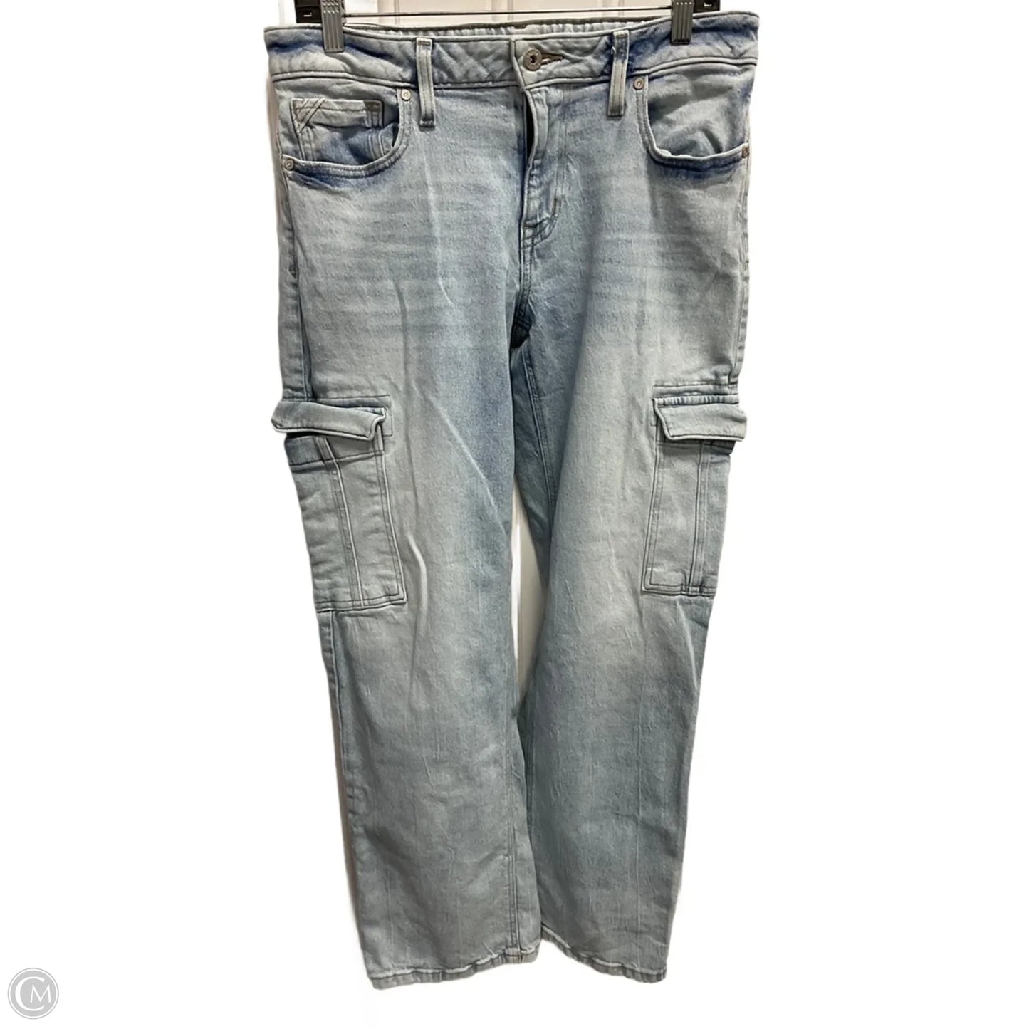 Jeans Wide Leg By Edgely In Blue, Size: 10