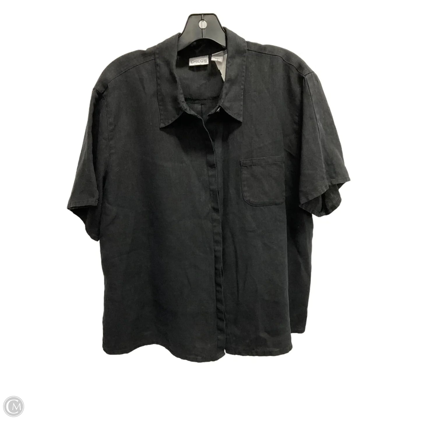 Top Short Sleeve By Chicos In Red, Size: Xl