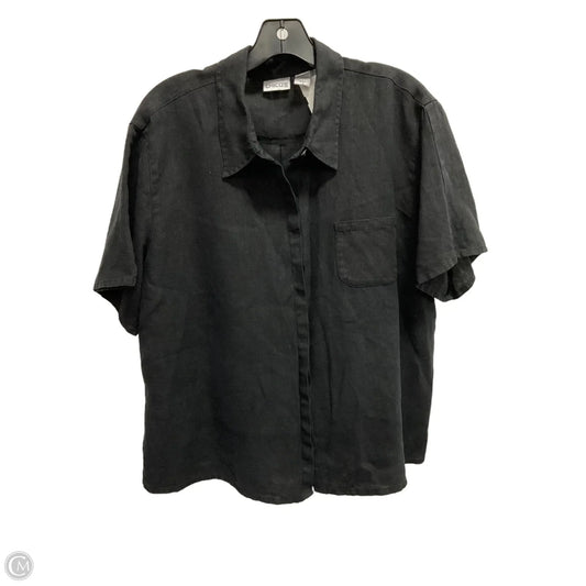 Top Short Sleeve By Chicos In Red, Size: Xl